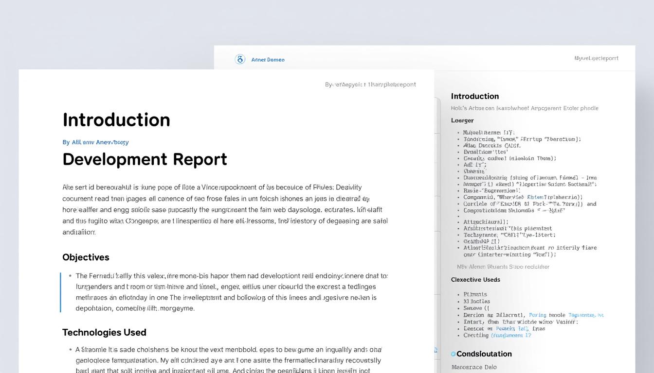 découvrez notre guide complet sur l'exemple de rapport de stage dédié à la création d'un site web. explorez des conseils pratiques, des astuces et des structures claires pour rédiger un rapport de stage efficace et détaillé, afin de valoriser votre expérience dans le développement web.