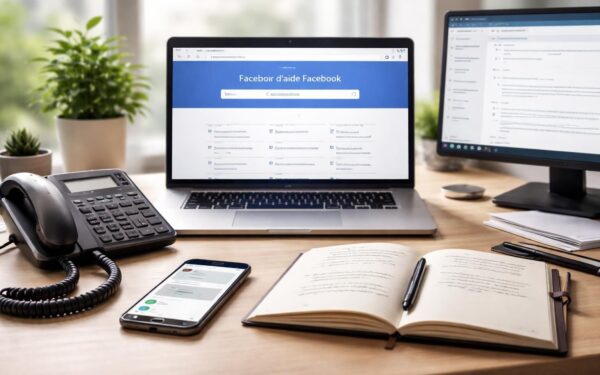 Options pour joindre Facebook en cas de problème