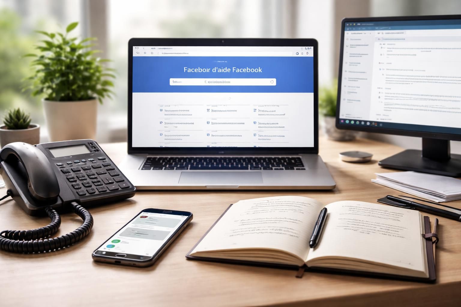 Options pour joindre Facebook en cas de problème