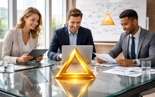 Transformez votre approche commerciale grâce au triangle d&rsquo;or en marketing