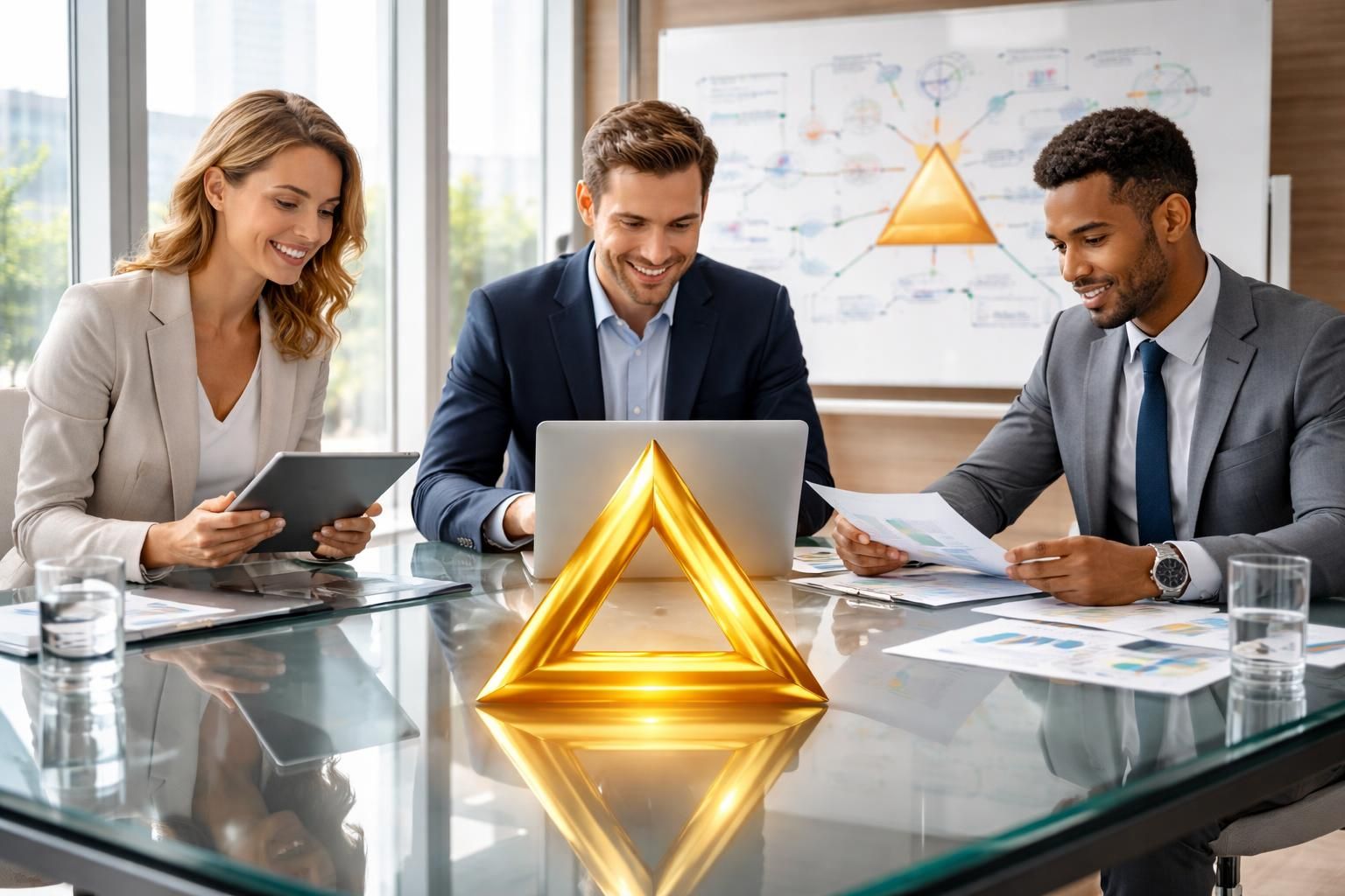 Transformez votre approche commerciale grâce au triangle d&rsquo;or en marketing