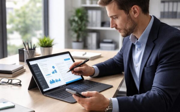 Prospection : prise de RDV et devis instant via Tablette Windows