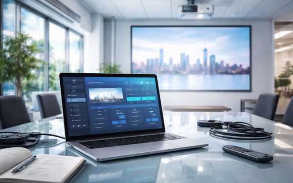 Showroom : piloter projection depuis PC portable sans bug, check-list