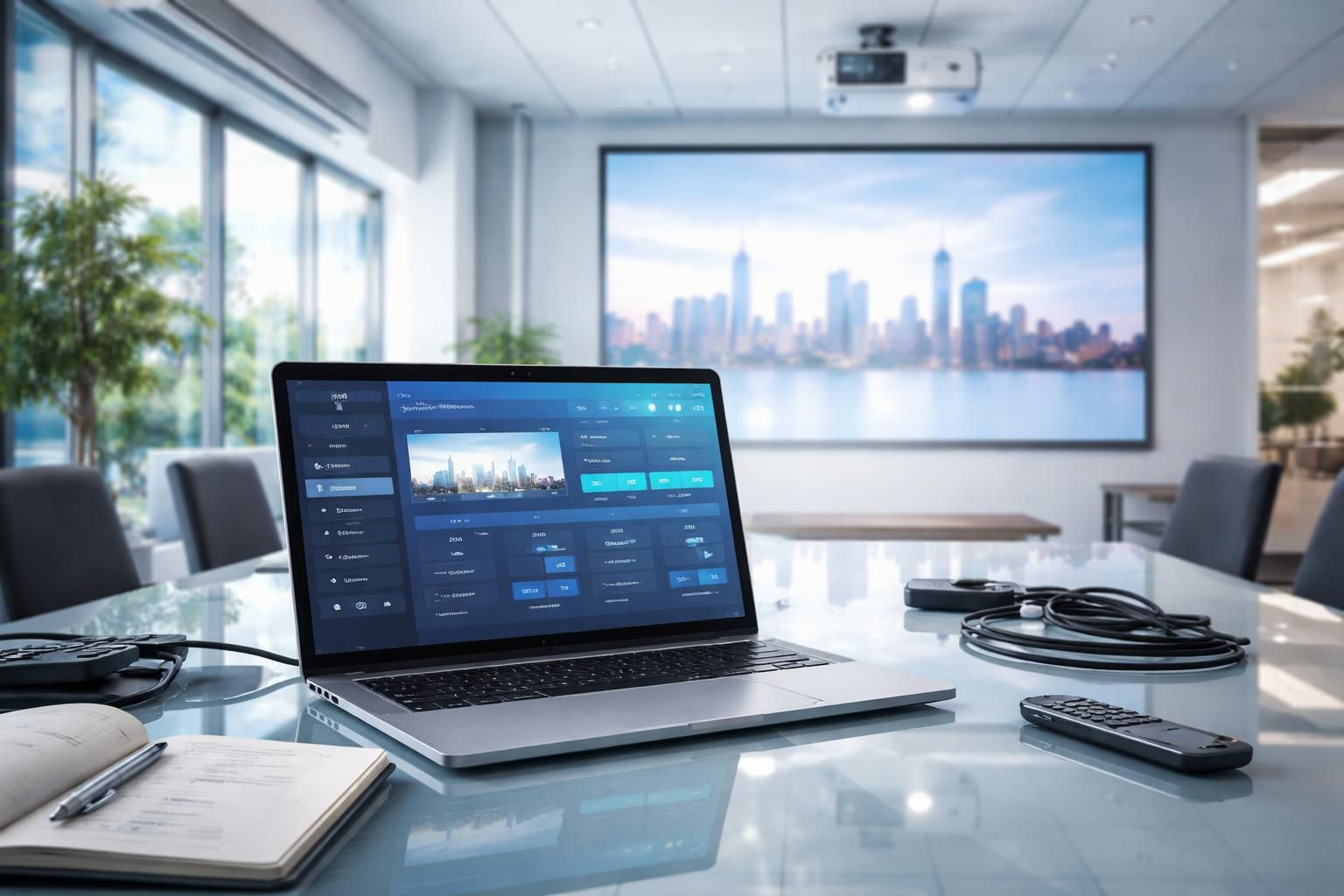 Showroom : piloter projection depuis PC portable sans bug, check-list