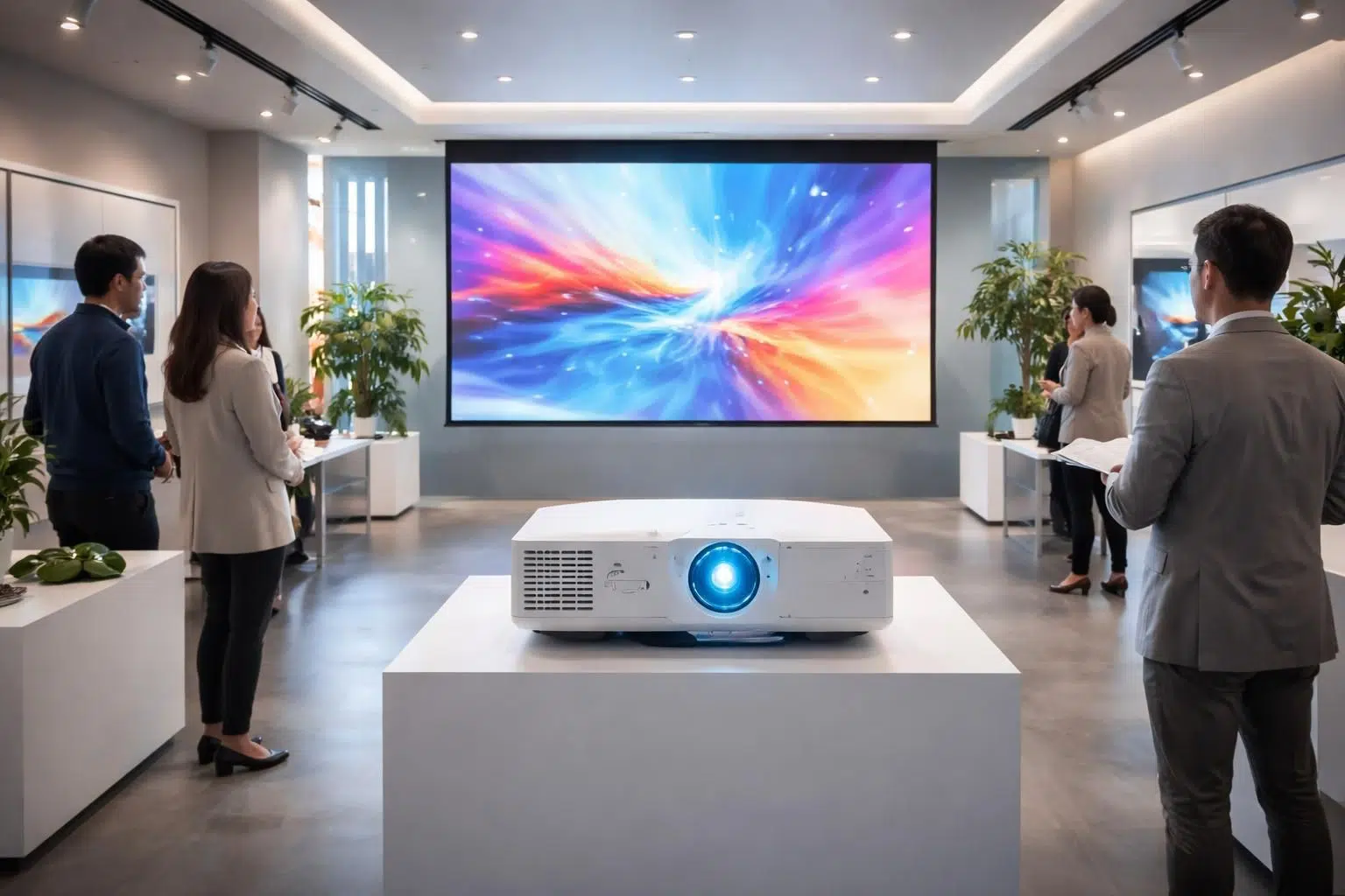 découvrez le vidéoprojecteur acer avec boucle promo automatique, idéal pour dynamiser votre showroom et capter l'attention de vos clients.