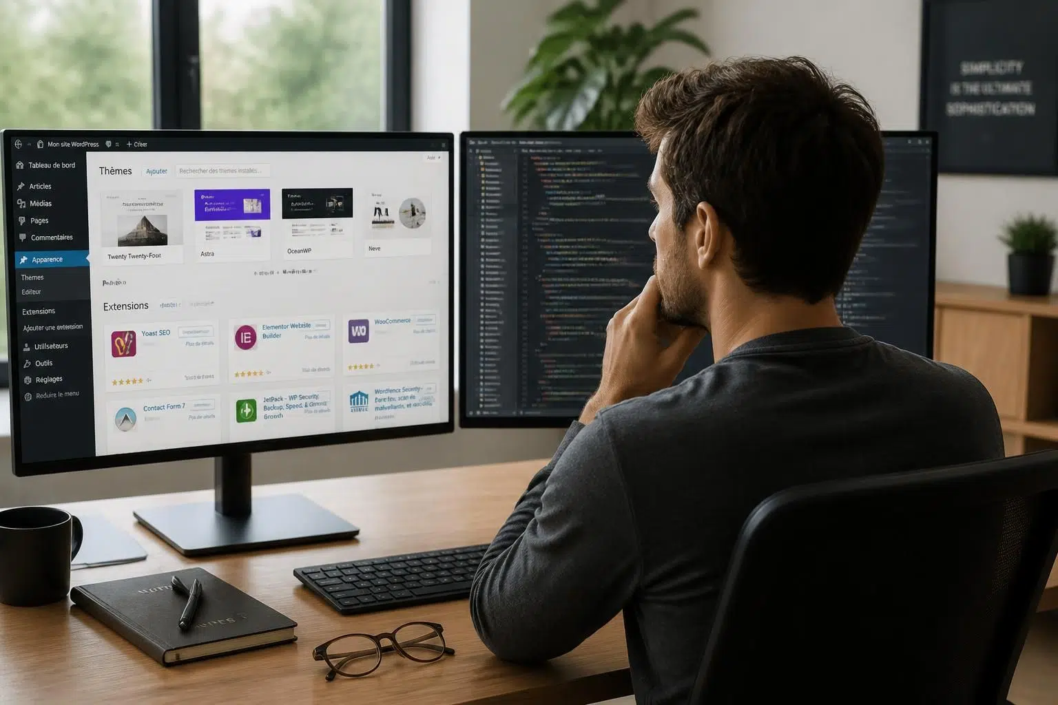 découvrez comment choisir entre un thème wordpress prêt à l'emploi et un développement sur mesure pour créer un site web adapté à vos besoins.